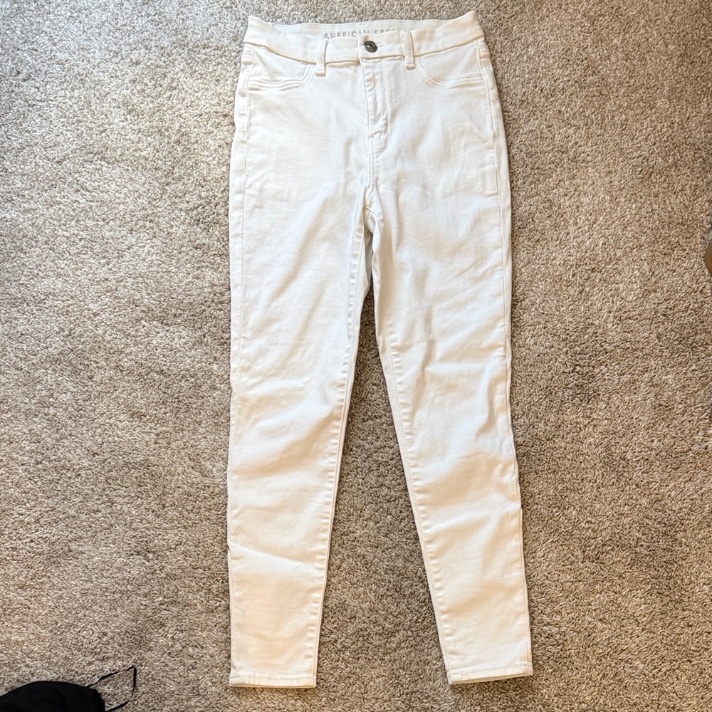 American Eagle Outfitters White Skinny Jeans
